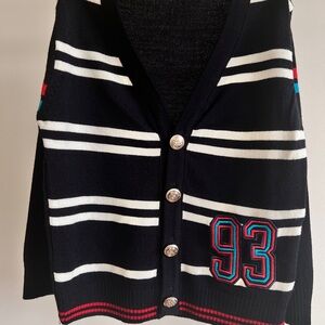 Striped Cardigan 3T for kids with Number 93